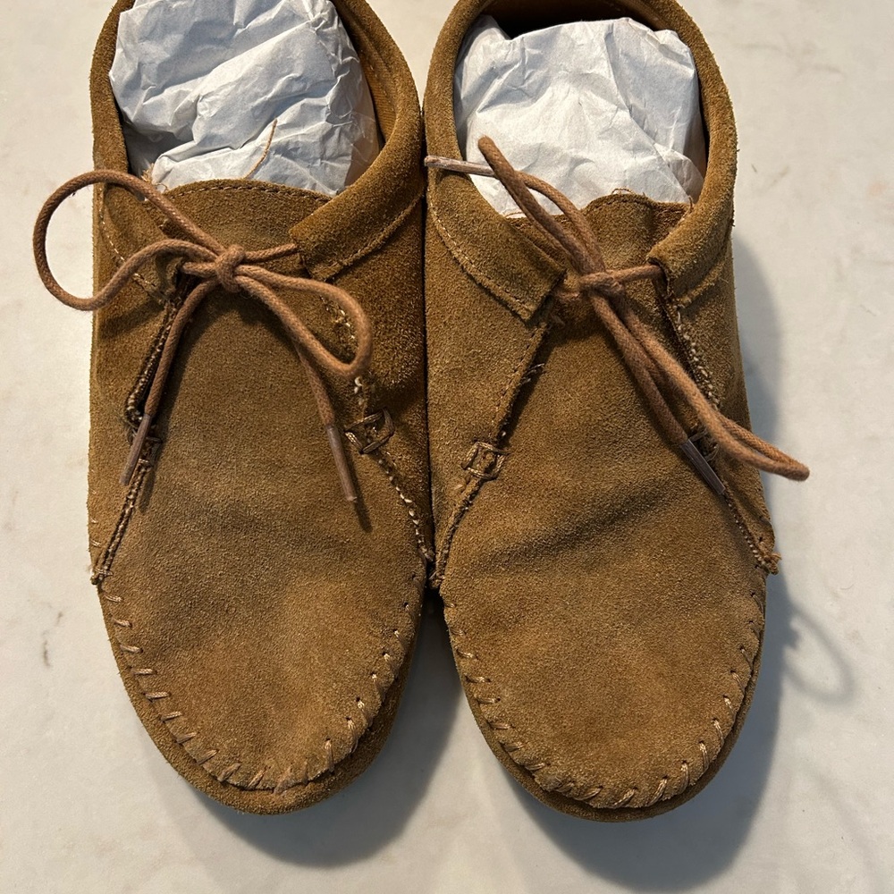 BearPaw Women's Tan Suede Moccasins